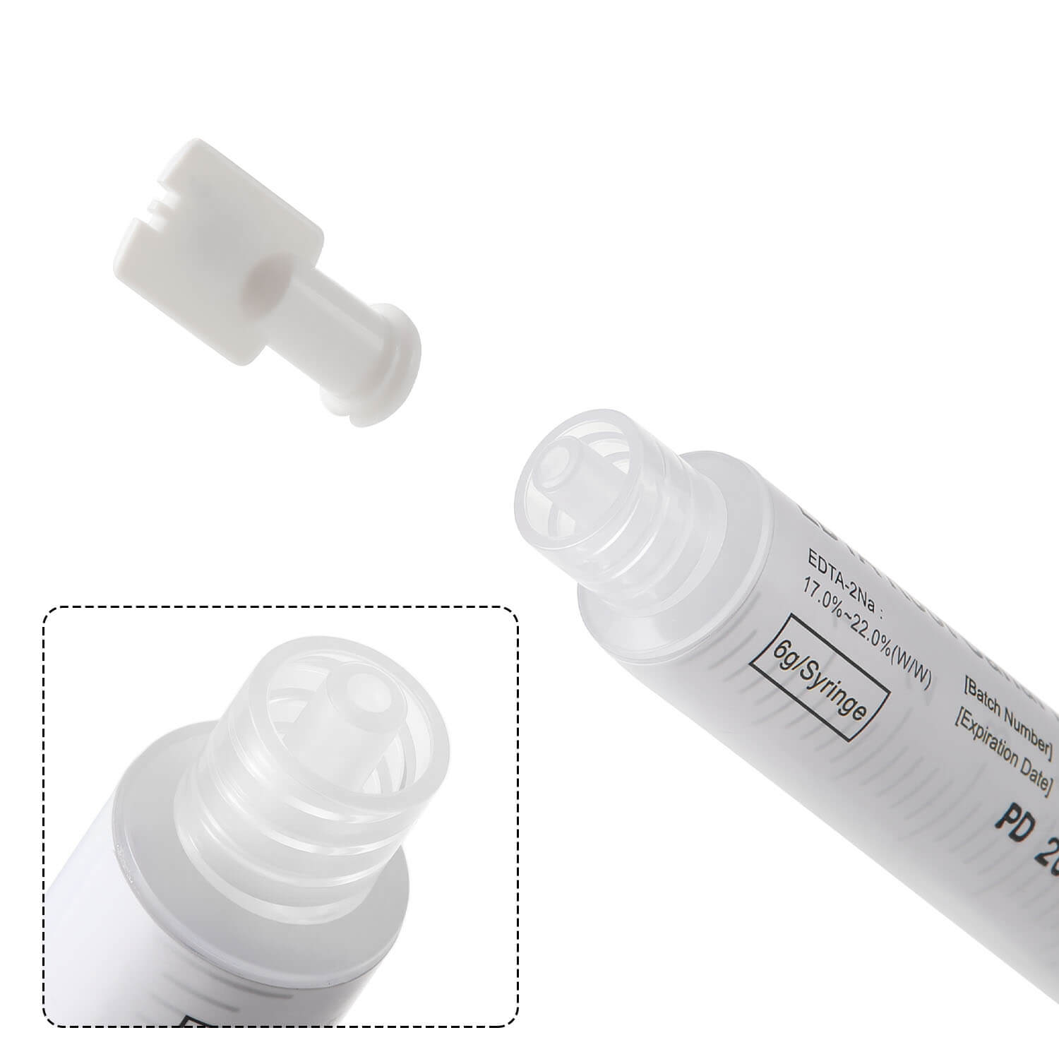 Dental EDTA Root Canal Lubricating Gel 6g Syringe with 10pcs Needles - azdentall.com