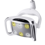 Dental LED Oral Light Lamp with LCD Display 6 Lights 9W Dual-Color Adjustable for Dental Unit Chair - azdentall.com