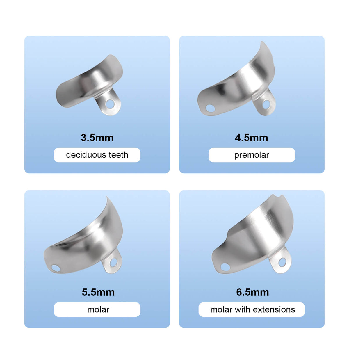 Dental Matrix Bands Sectional Matrix System C3 Metal Matrices Clamping Ring with Forceps Set - azdentall.com