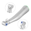 Dental LED Fiber Optic 20:1 Implant Contra Angle Low Speed Handpiece Push Button Stainless Steel Body - azdentall.com