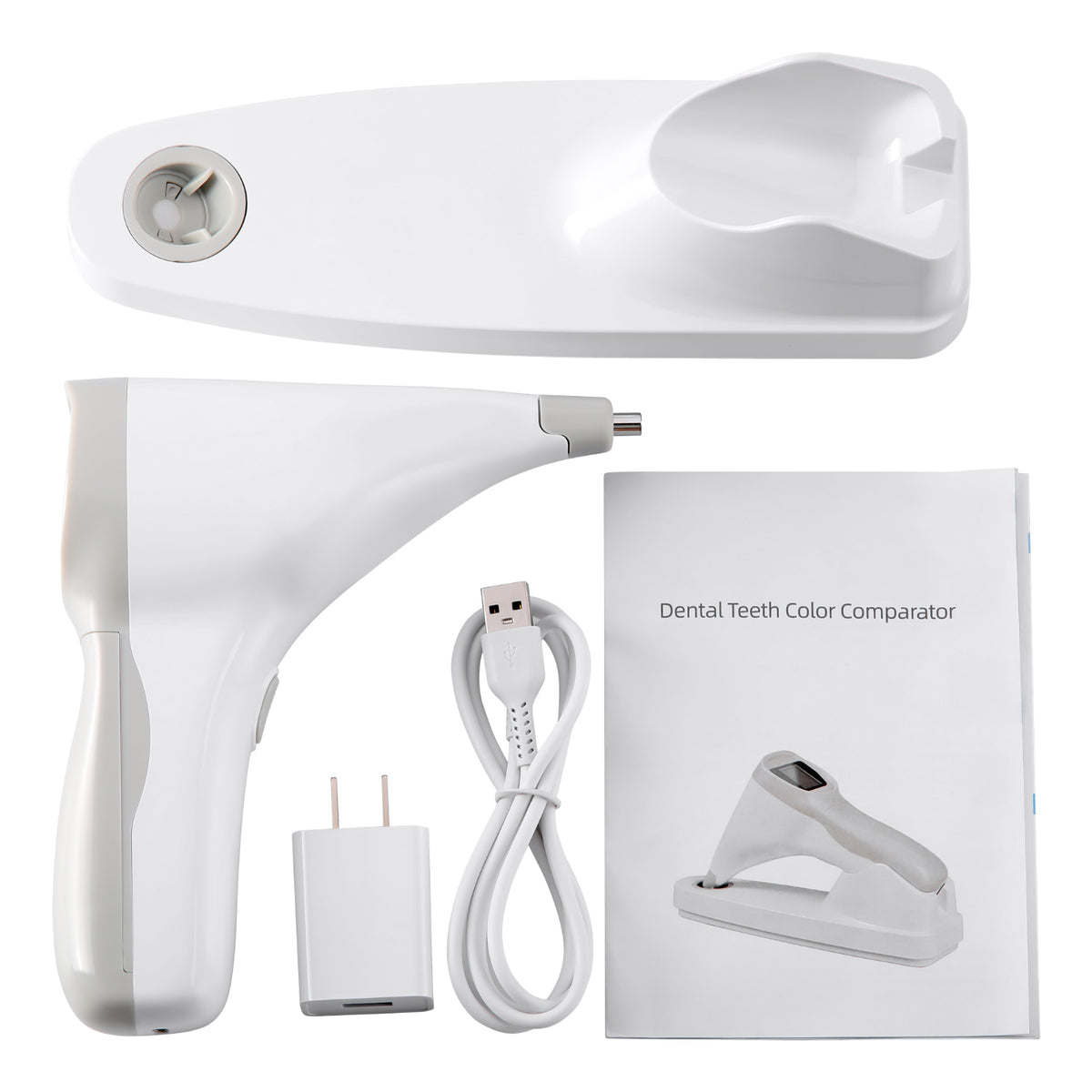 Dental Digital Shade Guide Corrector 7-Sensor Tooth Color Comparator - azdentall.com