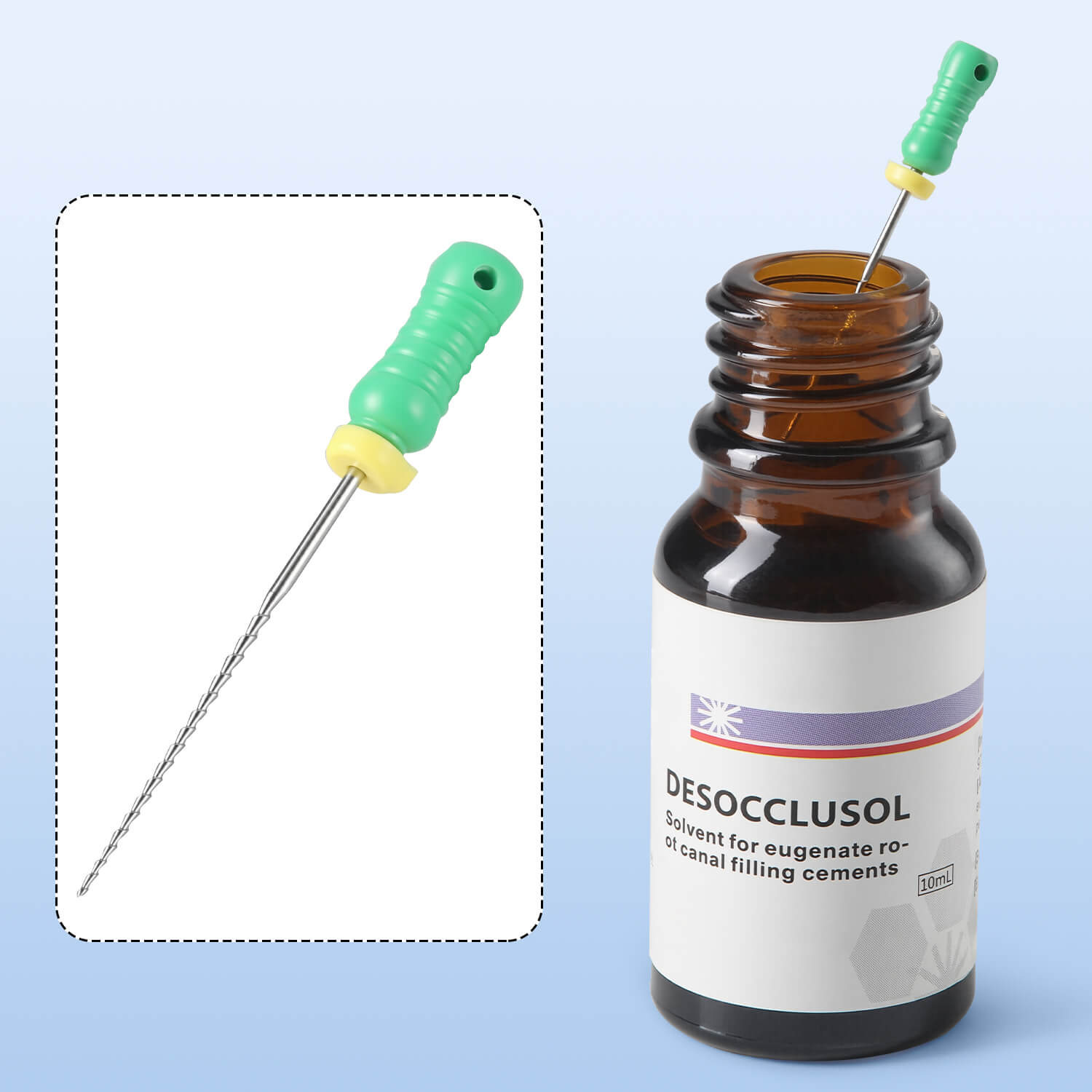 Dental Gutta Percha Root Canal Solvent Desocclusol 10Ml/Bottle - azdentall.com