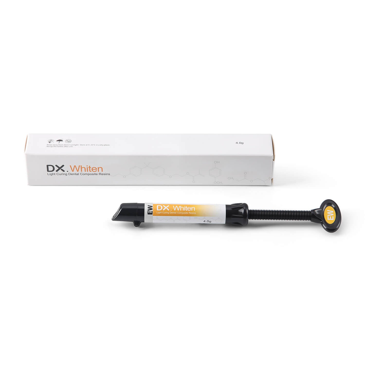 Dental Veneer Composite Resin Light Cure Bonding Adhesive Teeth Whitening EXW/BL/EW 4g Syringe - azdentall.com