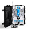 Dental Portable Mobile Delivery Unit P204S with Air Compressor High Suction 4 Hole - azdentall.com