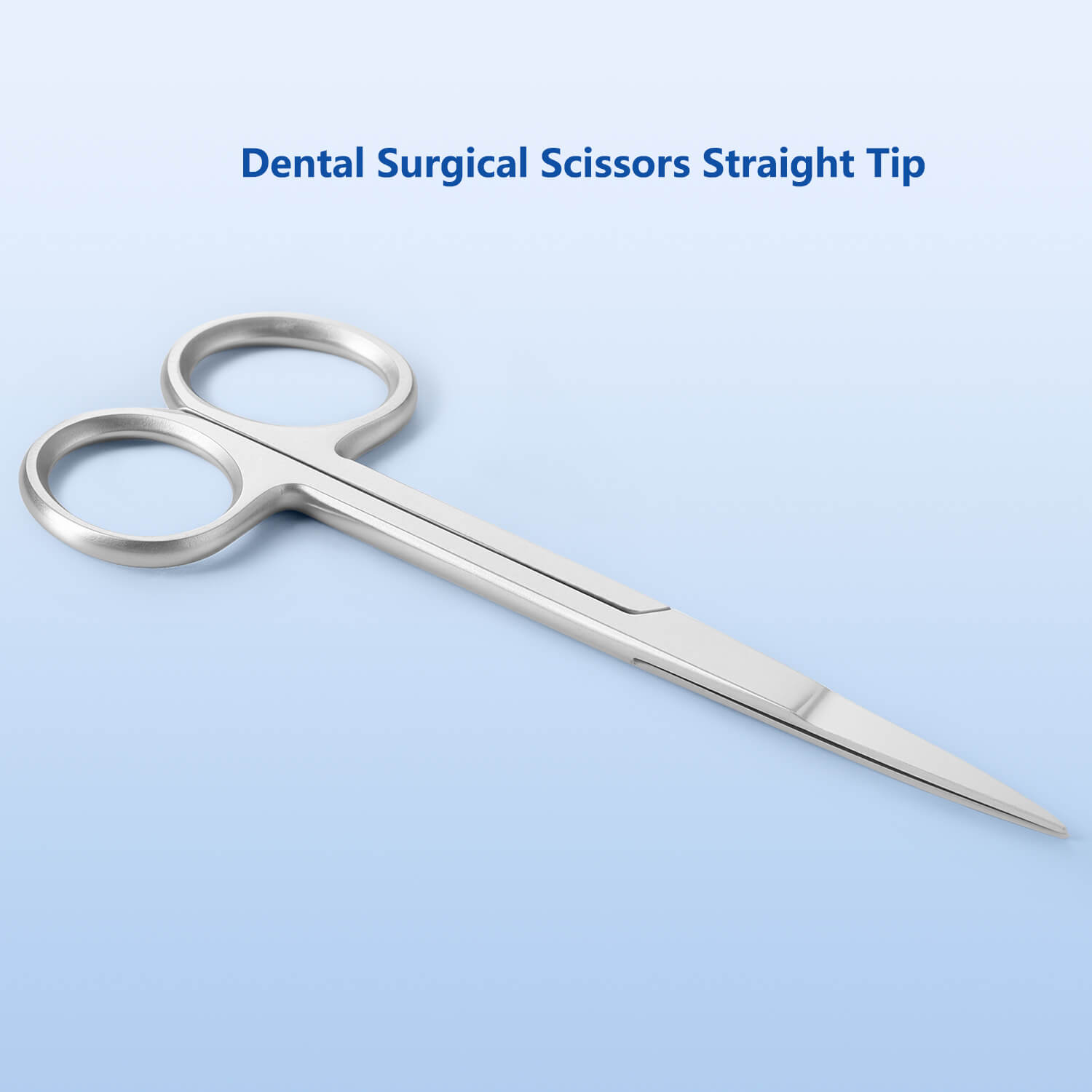 Dental Surgical Scissors Silver Handle Straight Tip - azdentall.com