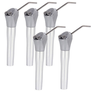 5 Packs Dental 3-Way Syringe Air Water Spray with 2 Tips Tube Nozzles - azdentall.com