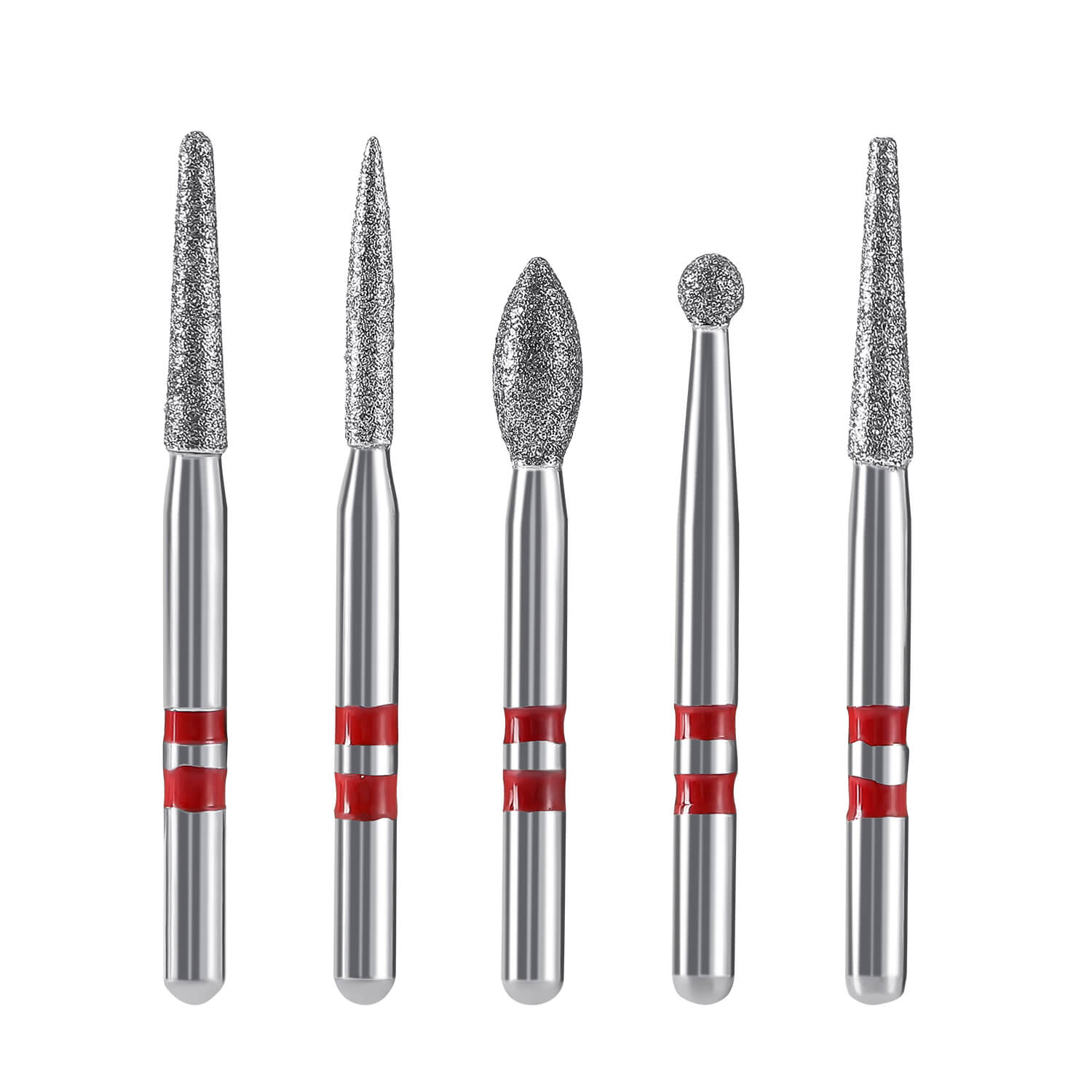 AZDENT Dental Diamond Zirconia Bur Kit 5pcs/Box - azdentall.com