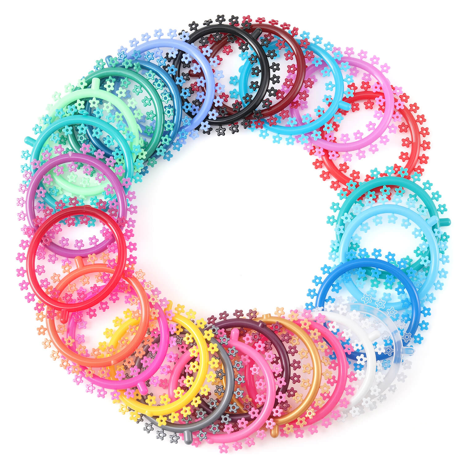 Dental Orthodontics Cartoon Elastic Ligature Ties Cat/Flower Type 1000pcs/Pack - azdentall.com