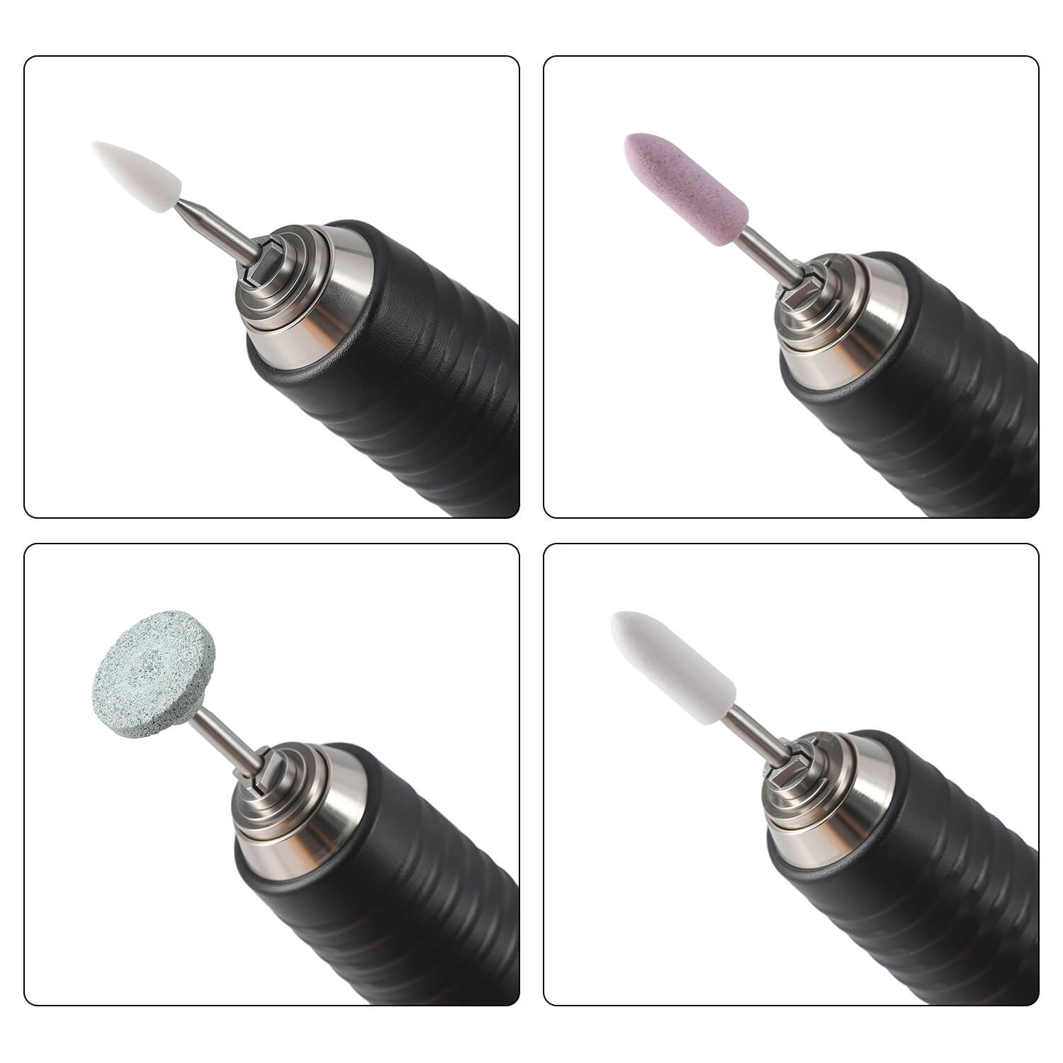 Dental Polishing Stones HP 2.35mm Ceramic Metal Composite White Green Pink Stone 9pcs/Box - azdentall.com