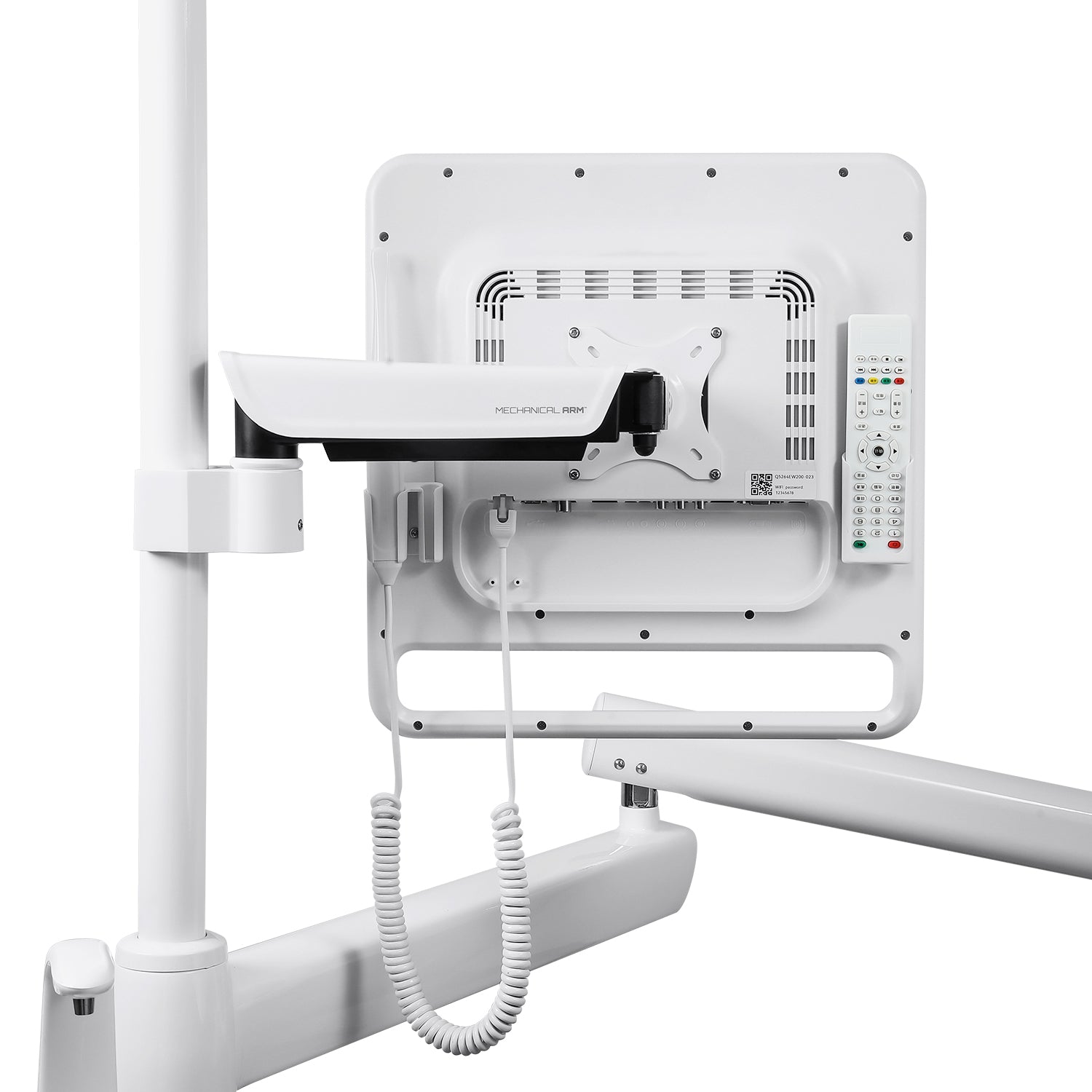 Dental 17 Inch Monitor Intraoral Camera With Adjustable Stand Multiple AV Input Ports Wi-Fi QR Transfer Single/Quad Display - azdentall.com