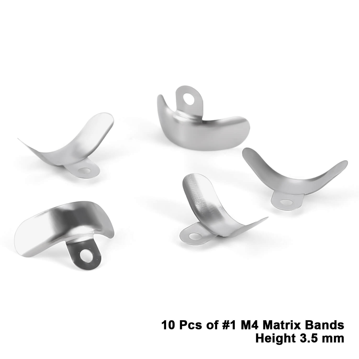 Dental Sectional Matrix System Sectional Contoured Matrix Bands 50Pcs and Clamping Ring 1Pc Kit - azdentall.com