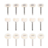 Dental Polishing Brush Wheel White Goat Hair/ Felt/ Cotton 5pcs/Bag - azdentall.com