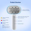 Dental Portable Whitening Lamp 16 LED 4 Color Modes Fast Teeth Bleaching Device - azdentall.com