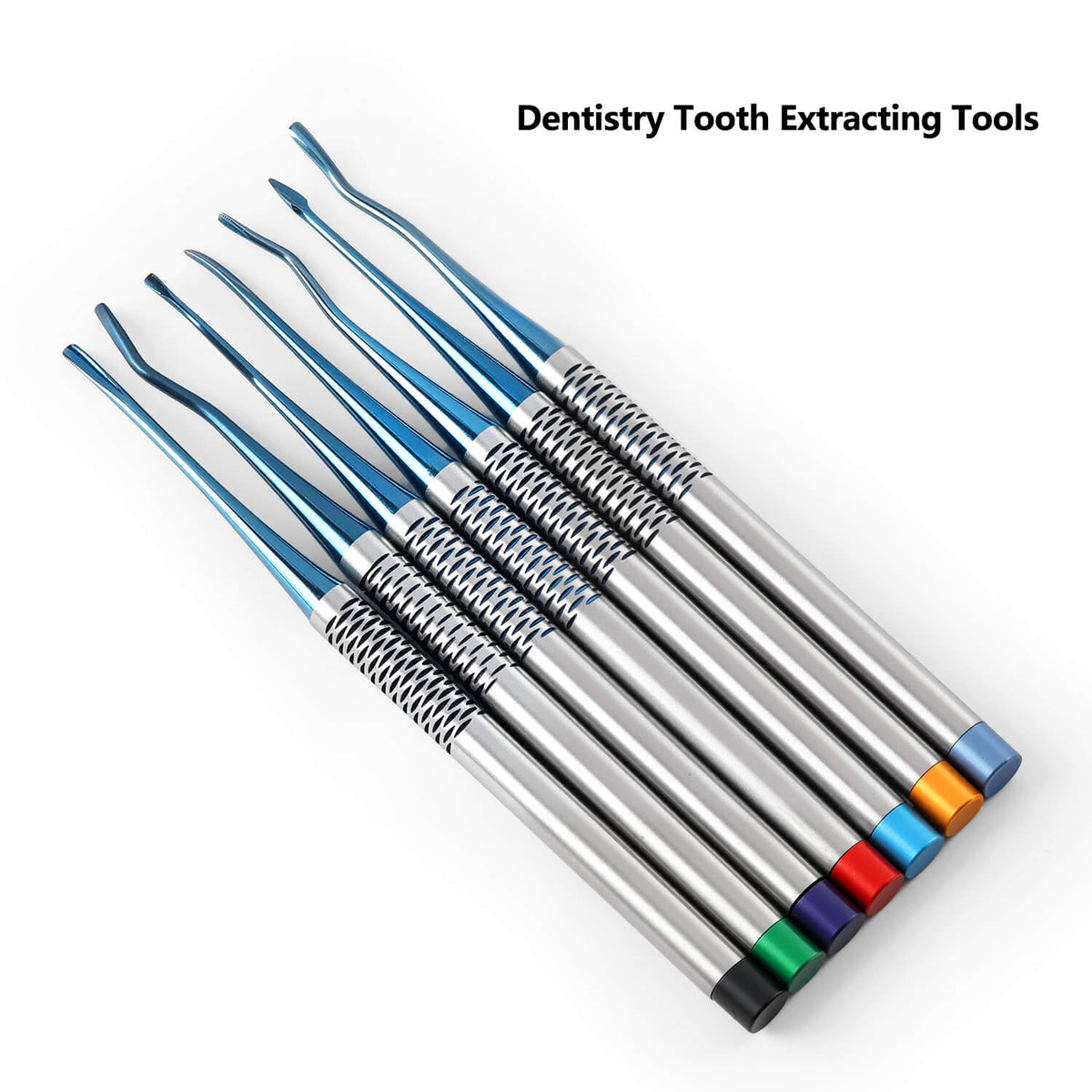 Metal Tooth Extractor Dental Dentistry Tooth Extracting Tools Kit Stainless Steel 7pcs/Set ...