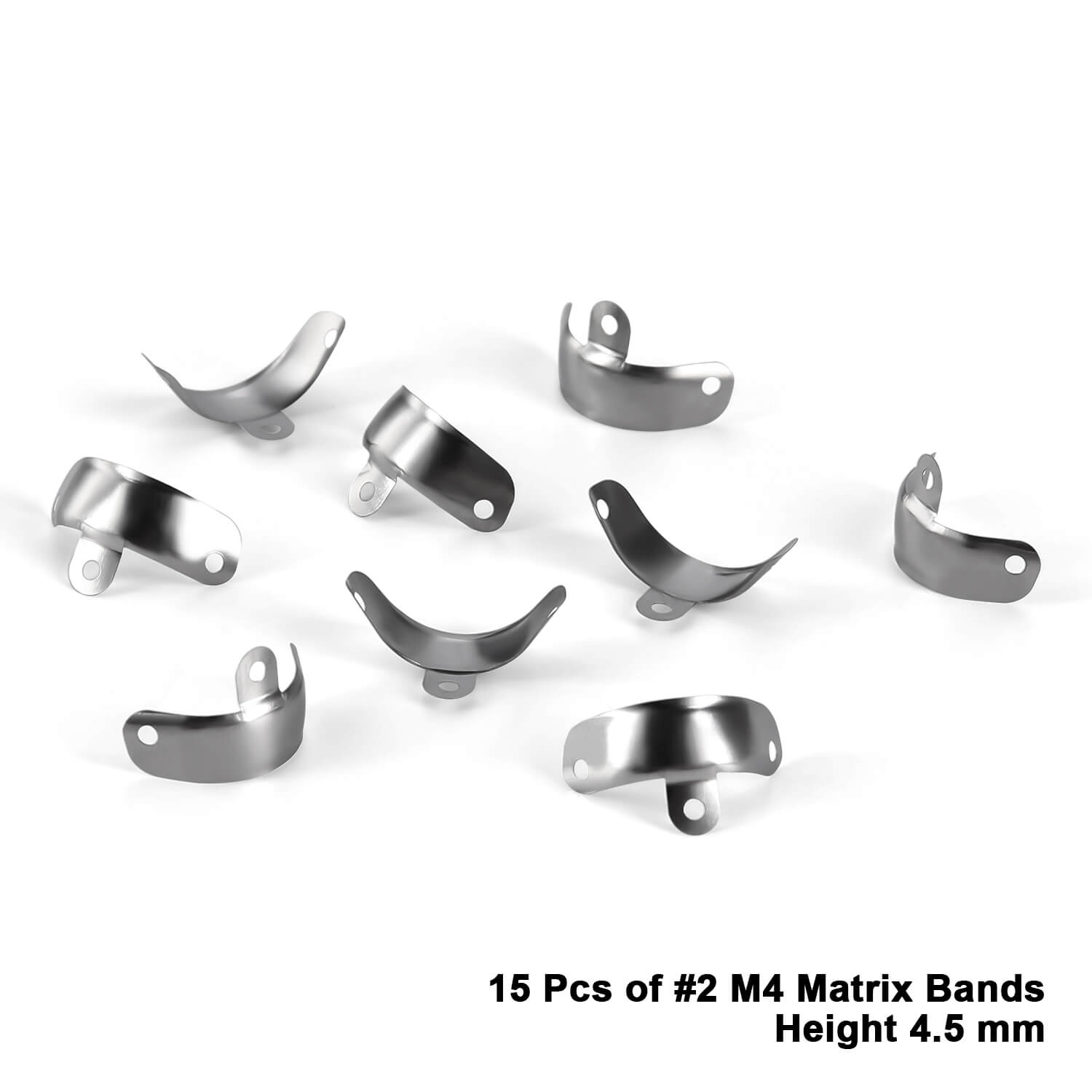 Dental Sectional Matrix System Sectional Contoured Matrix Bands 50Pcs and Clamping Ring 1Pc Kit - azdentall.com