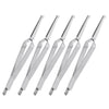 5 Pcs Dental Bracket Holder Tweezers Orthodontic Reverse Action Serrated Instruments 14cm - azdentall.com