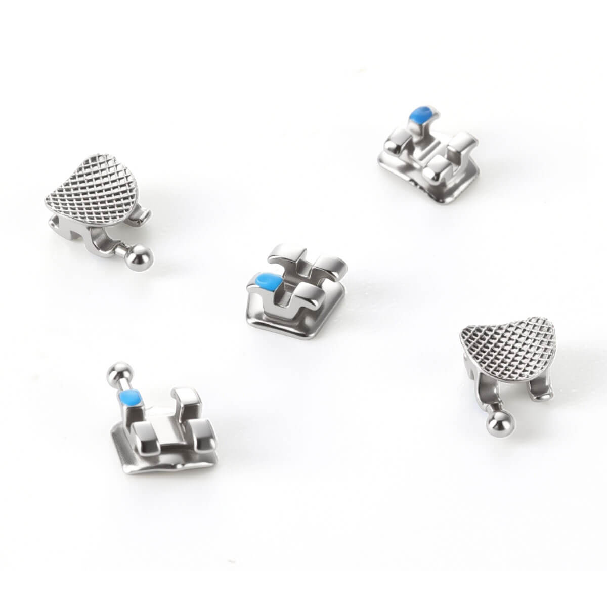Dental Metal Brackets Braces Mesh Base Mini Roth/MBT 0.022
