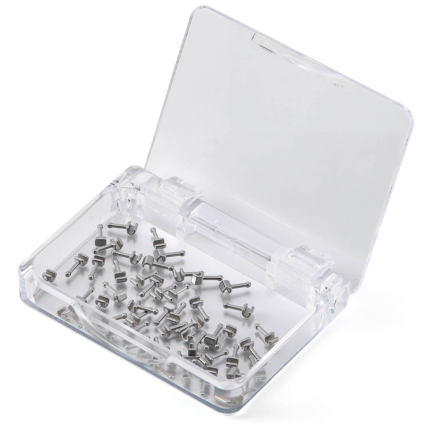 AZDENT Orthodontic Crimpable Hooks Universal Sliding Ball Hook 50Pcs/Box - azdentall.com