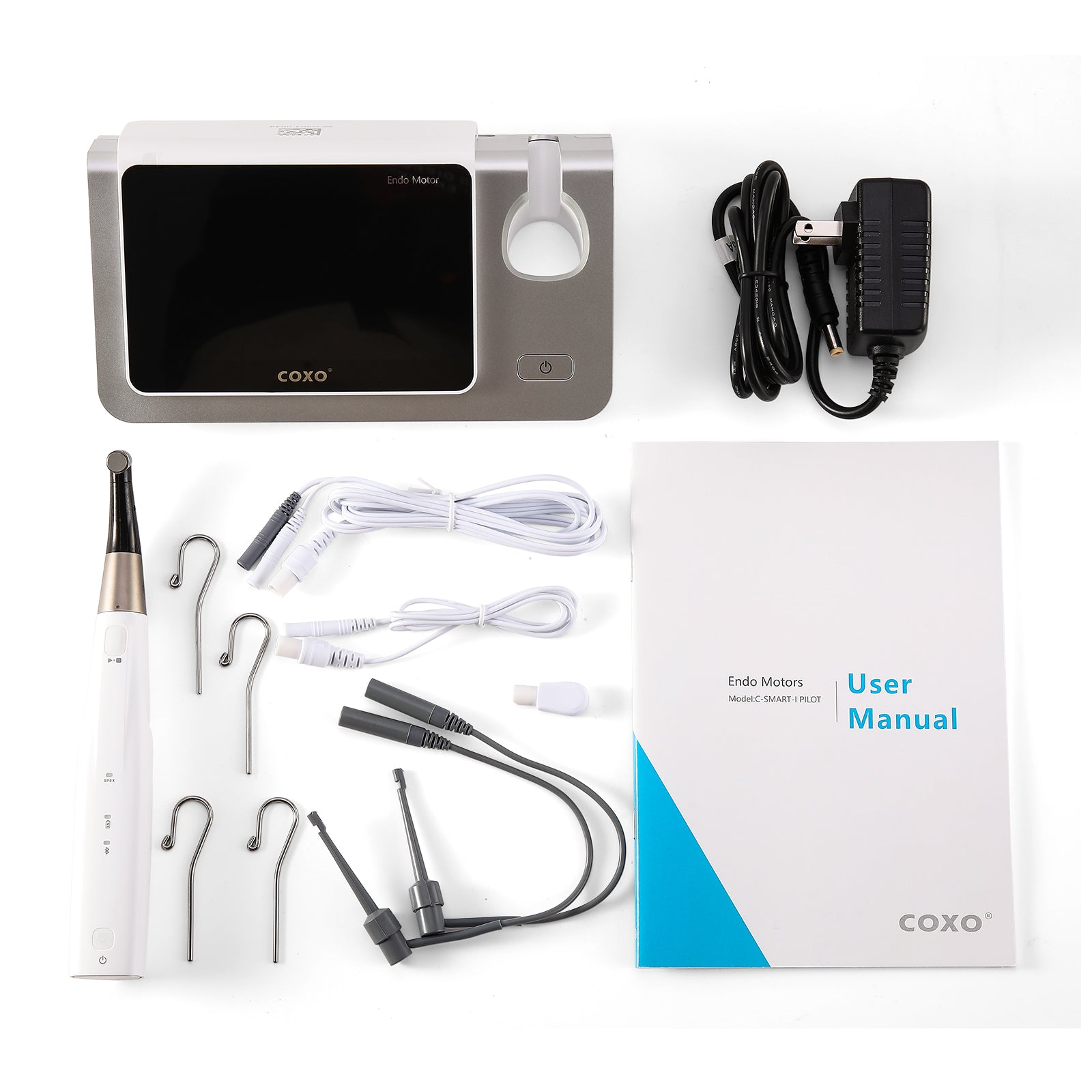 COXO Wireless Endo Motor with Apex Locator 5" Colorful Screen Built-in LED Light #C-SMART-I PILOT - azdentall.com