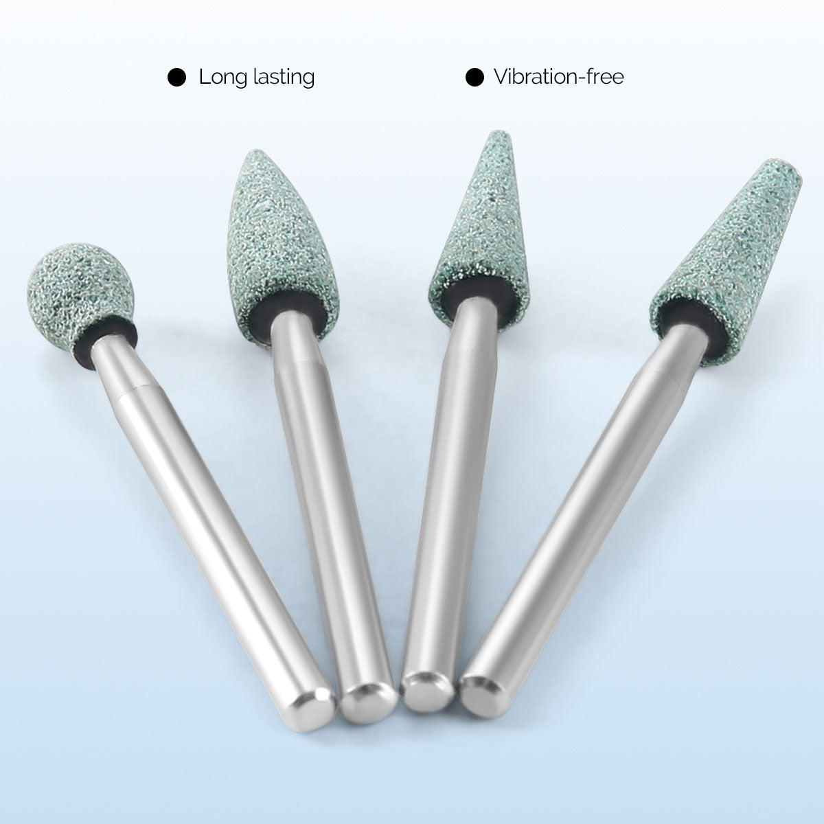 AZDENT Dental Coarse Polishing Kit Green Stones FG Burs For High Low Speed Handpiece 12pcs/Kit - azdentall.com