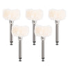 Dental Polishing Brush Wheel White Goat Hair/ Felt/ Cotton 5pcs/Bag - azdentall.com