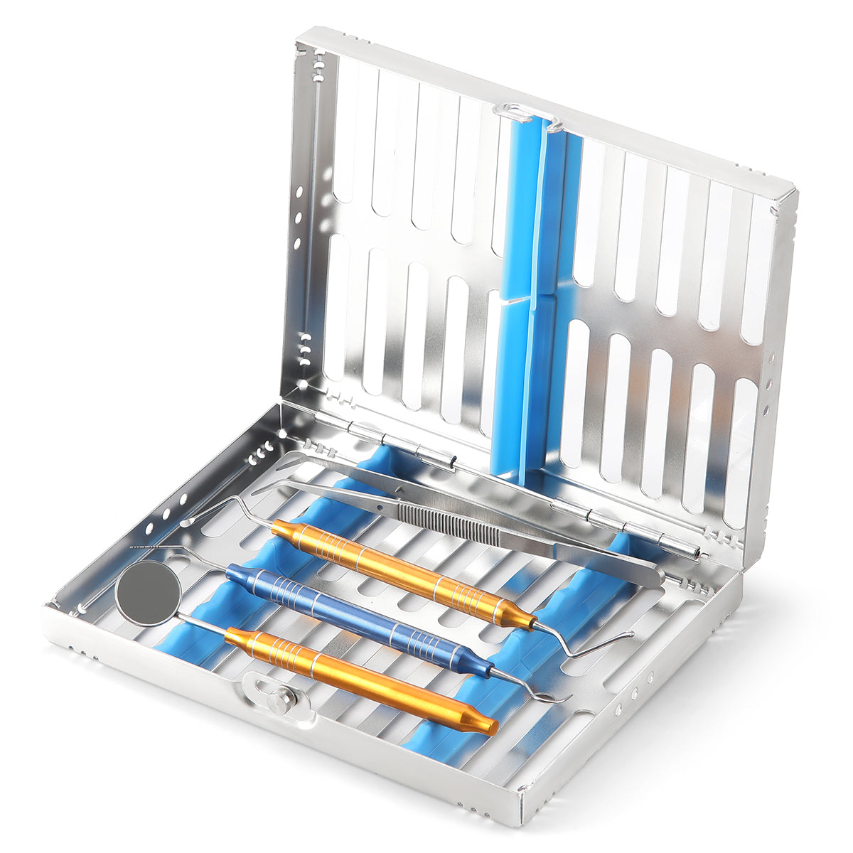 dental hygiene tackle box Dental Instrument Disinfection Box Sterilization Rack Autoclavable Tra – AZDENT