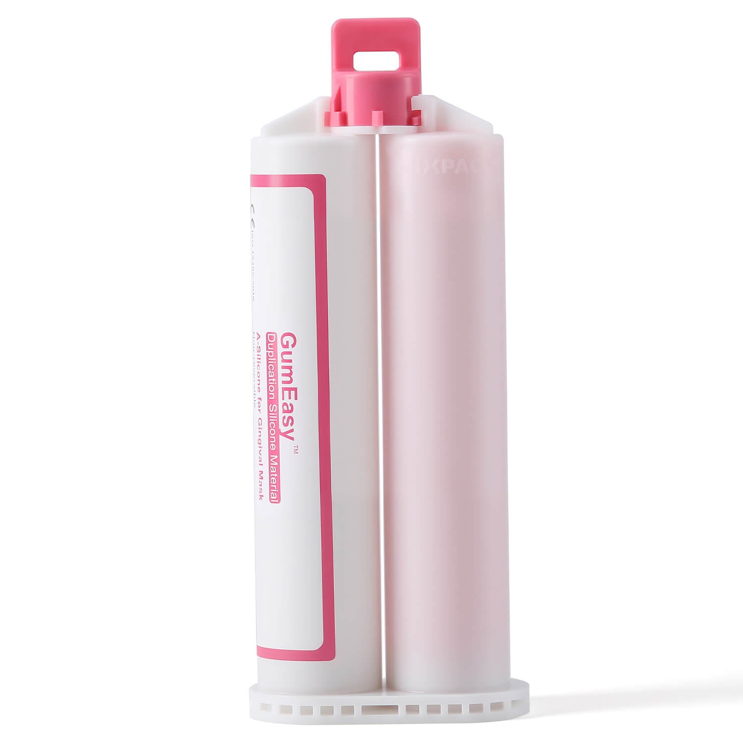 Dental Elastic A-Silicone For Gingival Mask Duplication Silicone Material 50ml*2 Pink - azdentall.com