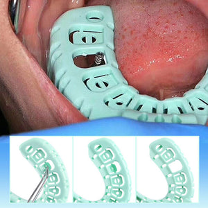 Dental Impression Trays Full Mouth for Teeth Mold Tray S M L Green 6pcs/Set - azdentall.com