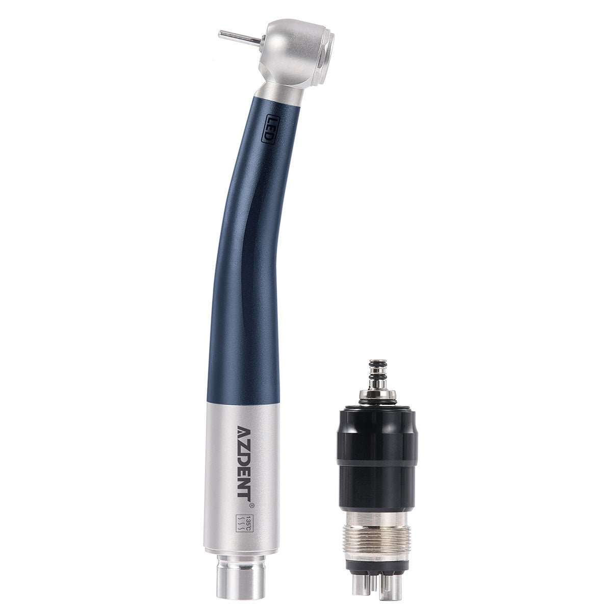 AZDENT Dental E-generator LED High Speed Handpiece with Quick Coupler 4 Holes - azdentall.com