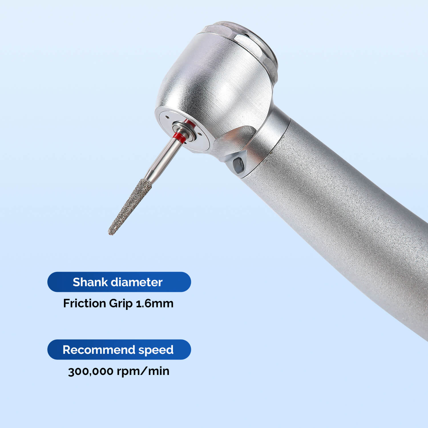 AZDENT Dental Diamond Zirconia Bur Kit 5pcs/Box - azdentall.com