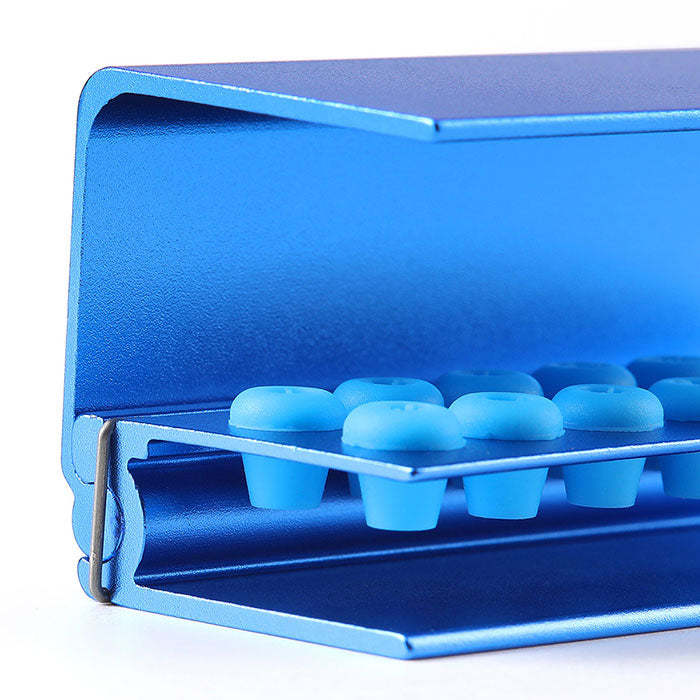 Dental Burs Holder Block 16 Holes with Silicon Cover FG RA Autoclavable - azdentall.com