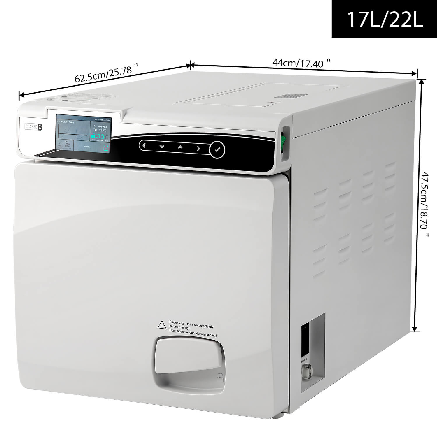 kazuページ　SCA-223/CWB Dental 22L Autoclave Steam Sterilizer LCD Built-in Printer Table