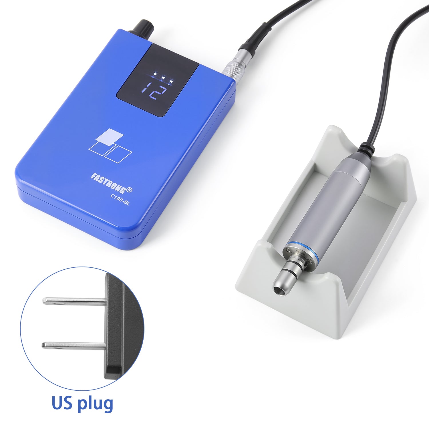 Dental Portable Polishing Handpiece with Handle 30000 RPM - azdentall.com
