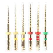 AZDENT Dental Series E Heat-Activated Rotary Endo Files #17-#35 21mm 6pcs/Pack - azdentall.com