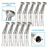 10pcs AZDENT 1:1 Dental Low Speed Contra Angle Handpiece Push Button For FG 1.6mm Bur - azdentall.com