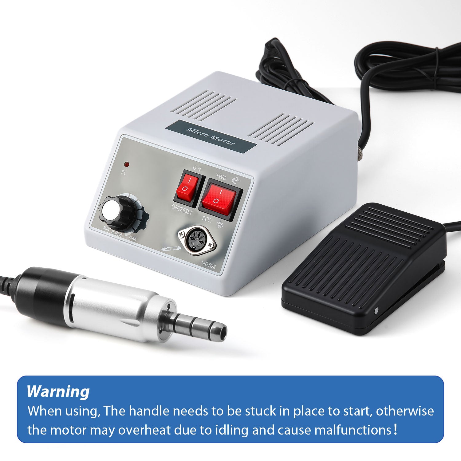 Dental Hand Grinder Micromotor Polishing 35000 RPM With 18 Handle E-type - azdentall.com