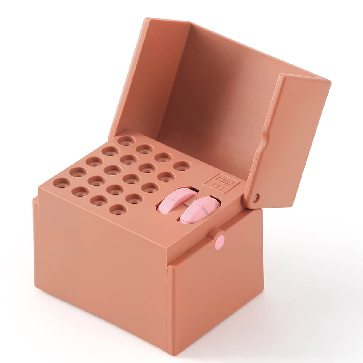 Dental 20 Holes Endo Files Disinfection Box With Memory Holder & Measuring Counter - azdentall.com