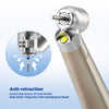 AZDENT Dental 45 Degree LED High Speed Handpiece E-generator Standard Head Push Button 4 Hole - azdentall.com