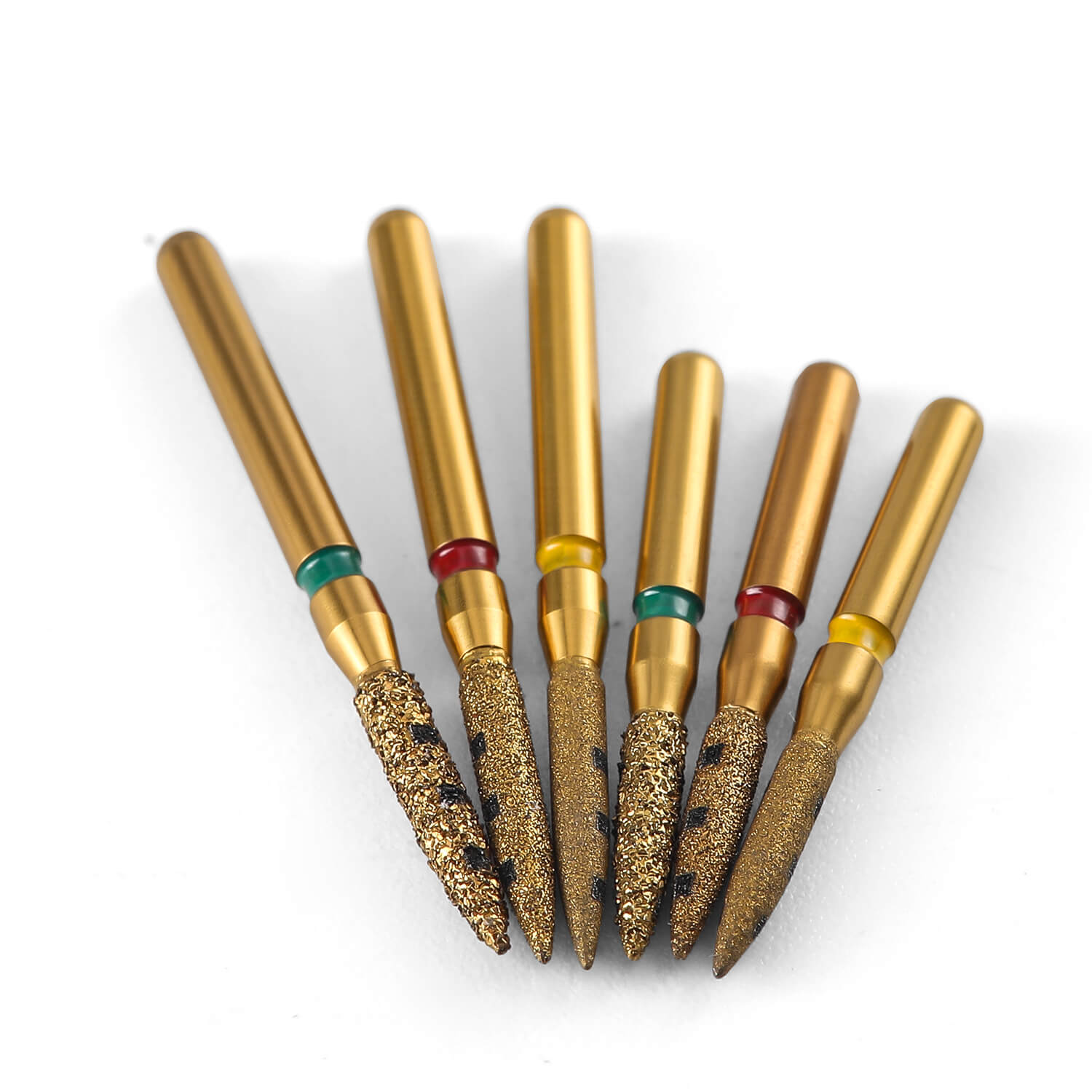 Dental Preparation Diamond Burs Restoration Kit FG 1.6mm for Anterior Premolar Teeth 6Pcs/Box - azdentall.com