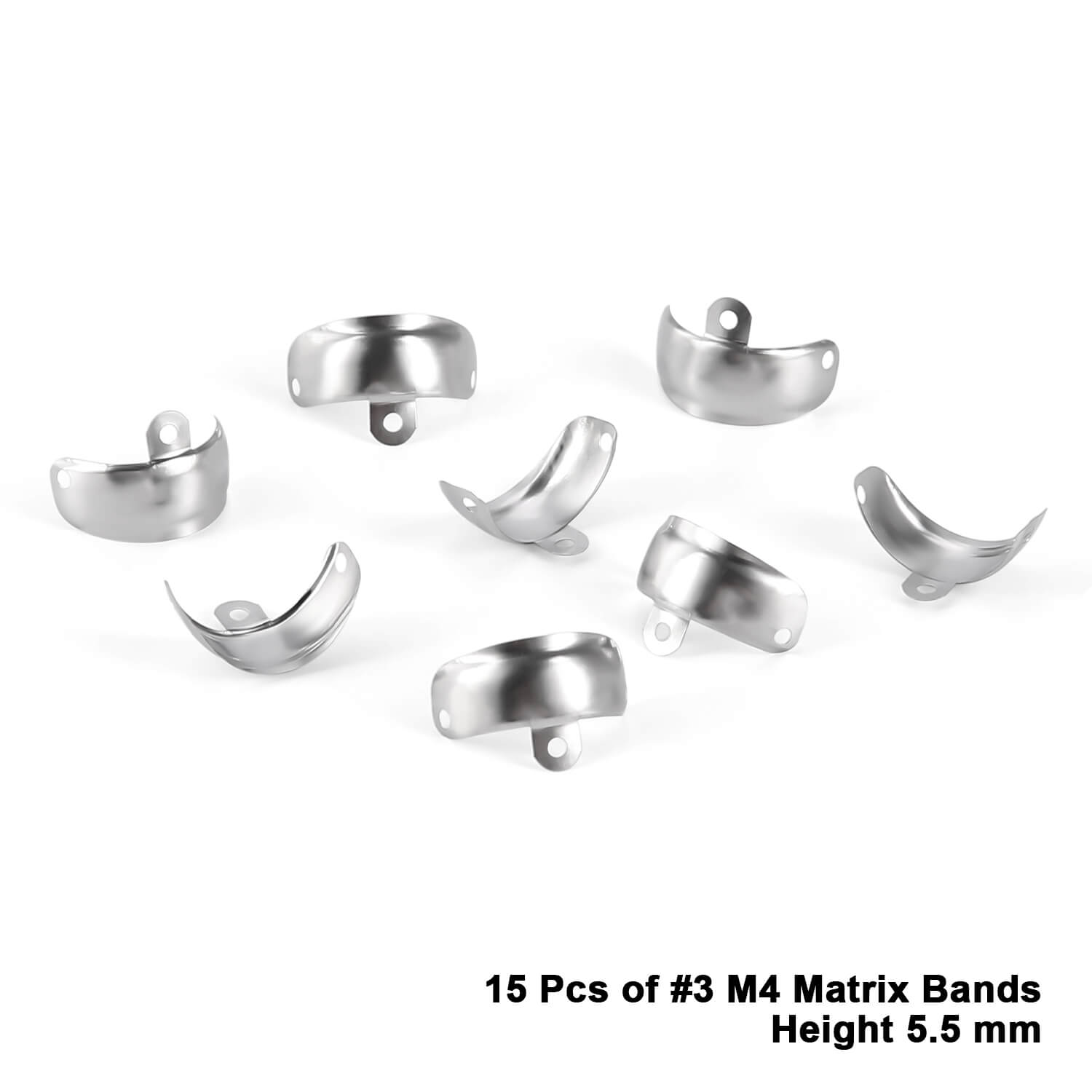 Dental Sectional Matrix System Sectional Contoured Matrix Bands 50Pcs and Clamping Ring 1Pc Kit - azdentall.com