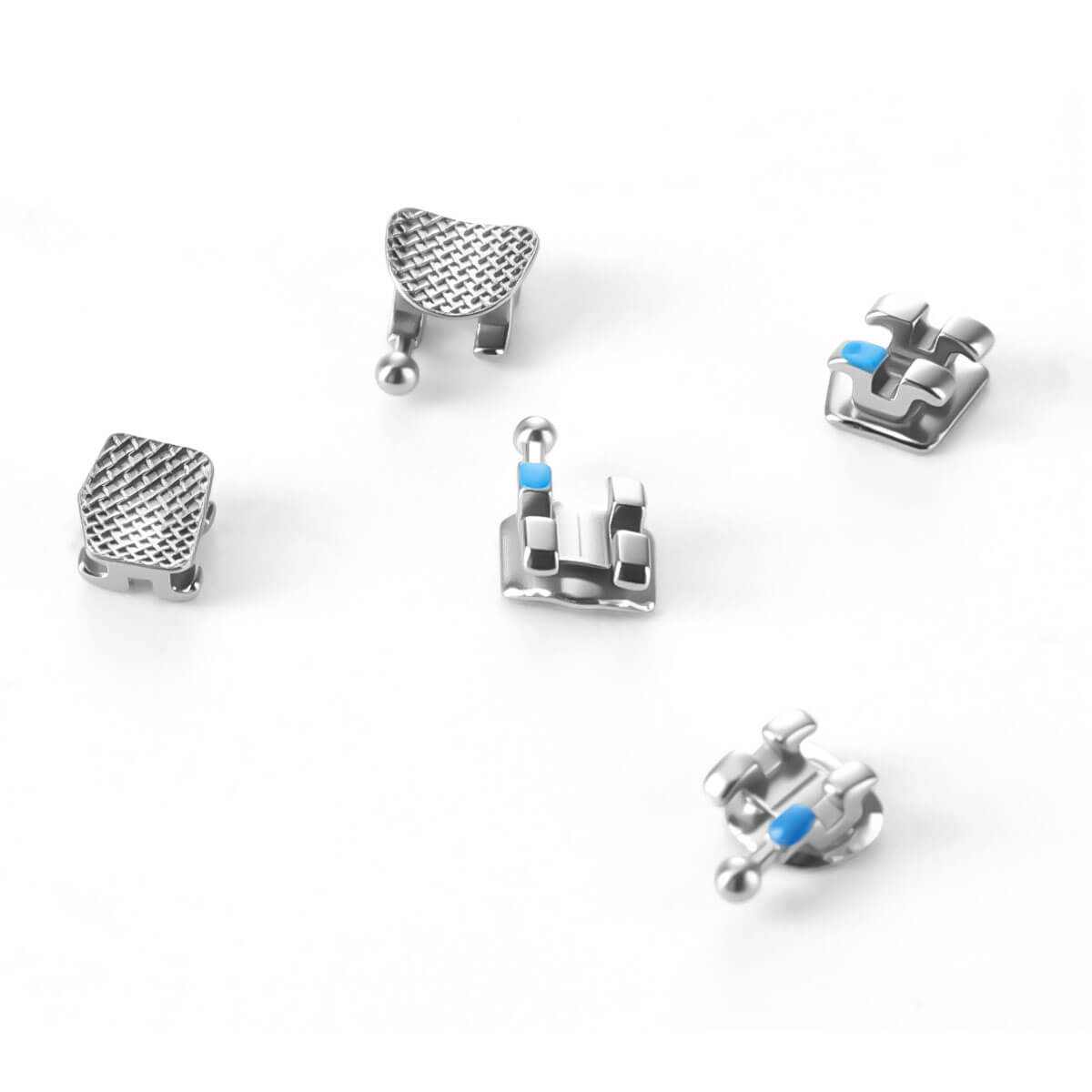 Dental Metal Brackets Braces Mesh Base Mini Roth/MBT 0.022
