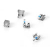 Dental Metal Brackets Braces Mesh Base Mini Roth/MBT 0.022" 345 Hooks 20pcs/Set - azdentall.com