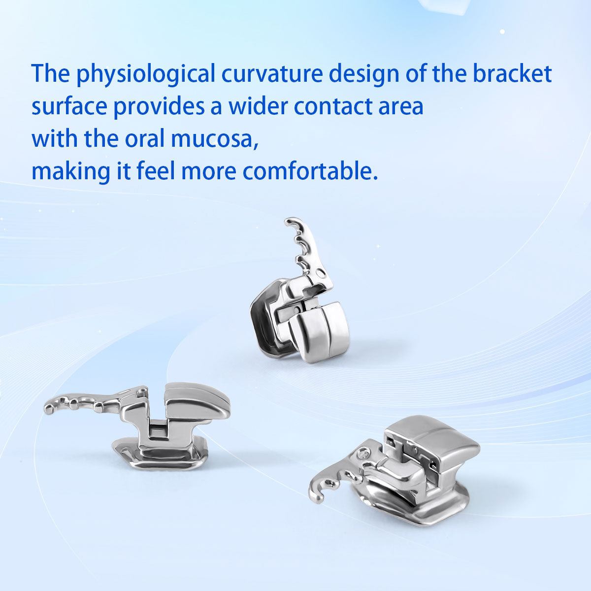 AZDENT Dental Metal Self-Ligating Brackets Multiple Hooks Roth/MBT .022 28pcs/Box - azdentall.com