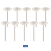 Dental Polishing Brush Wheel White Goat Hair 17mm 10pcs/Pack - azdentall.com