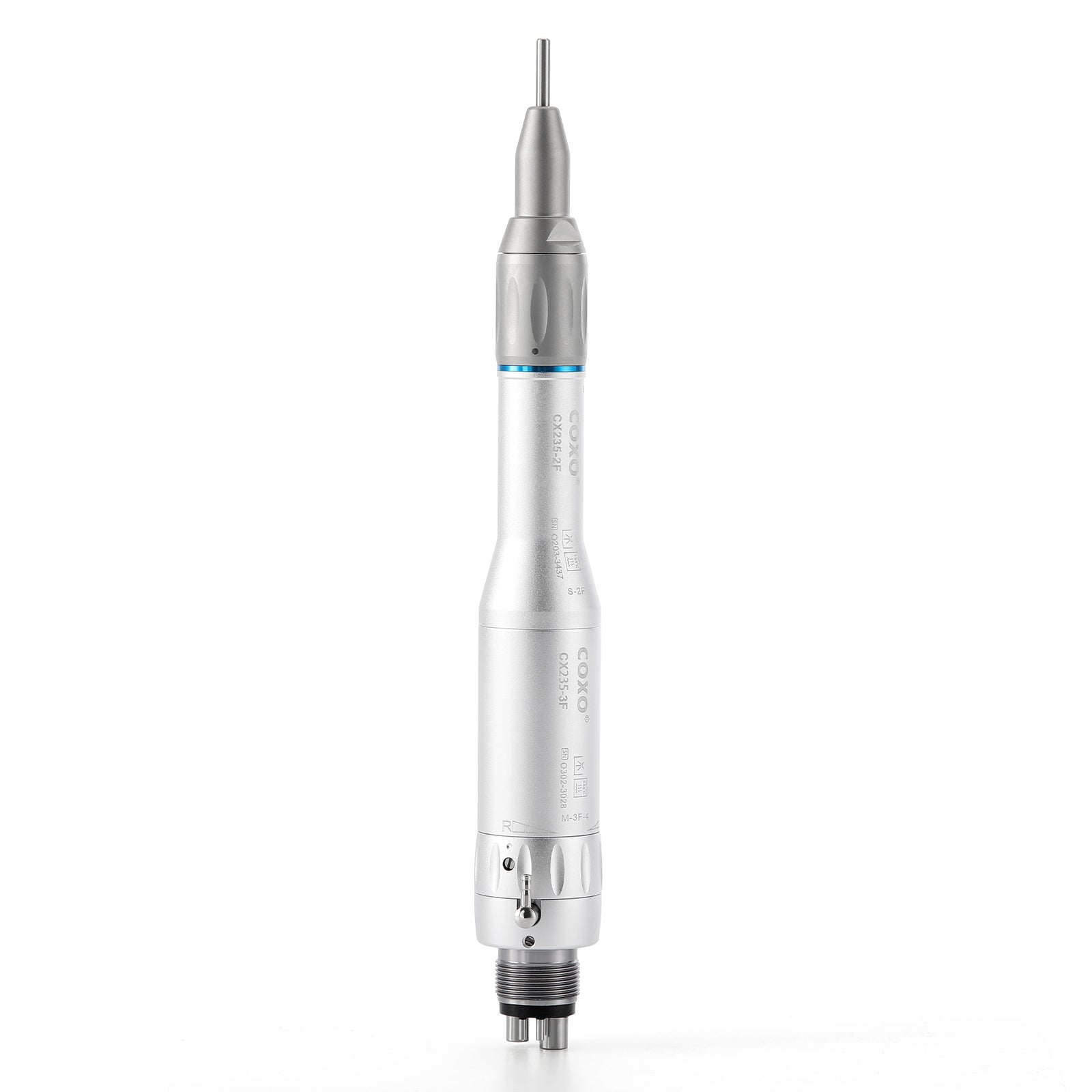 COXO Dental Low Speed Handpiece 1:1 External Contra Angle Air Motor 4 Hole - azdentall.com