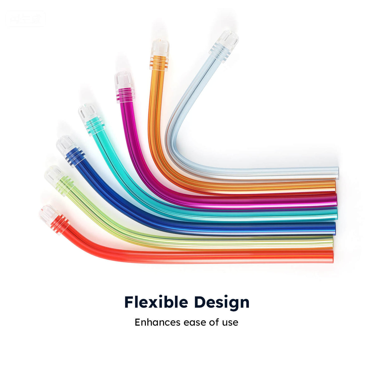 Dental Disposable Saliva Ejectors Clear Tips Assorted Colors 100pcs/Ba ...