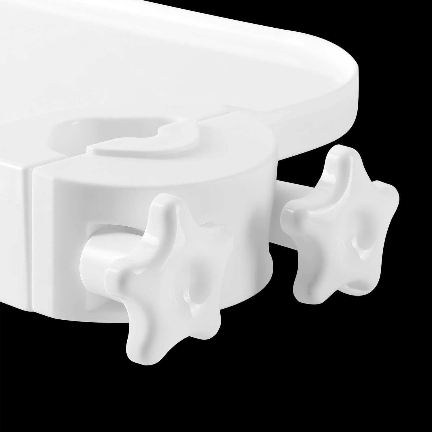 Dental Plastic Adjustable Post Mounted Square Tray Table Dental Chair Accessories - azdentall.com