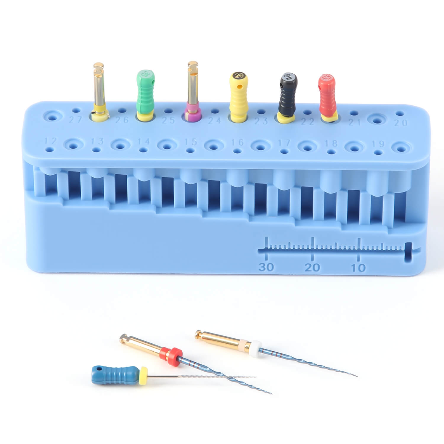 Dental Endo File Holder w/ Measuring Ruler Autoclavable - azdentall.com