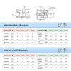 AZDENT PLUS Dental Metal Brackets Braces Standard Roth/MBT .022/.018 Hooks 3/3-4-5 20pcs/Pack - azdentall.com