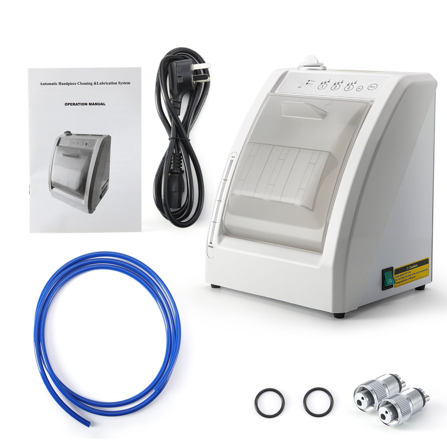 Dental Automatic Handpiece Maintenance Lubrication System Oiling Cleaner Machine Blue/Grey - azdentall.com